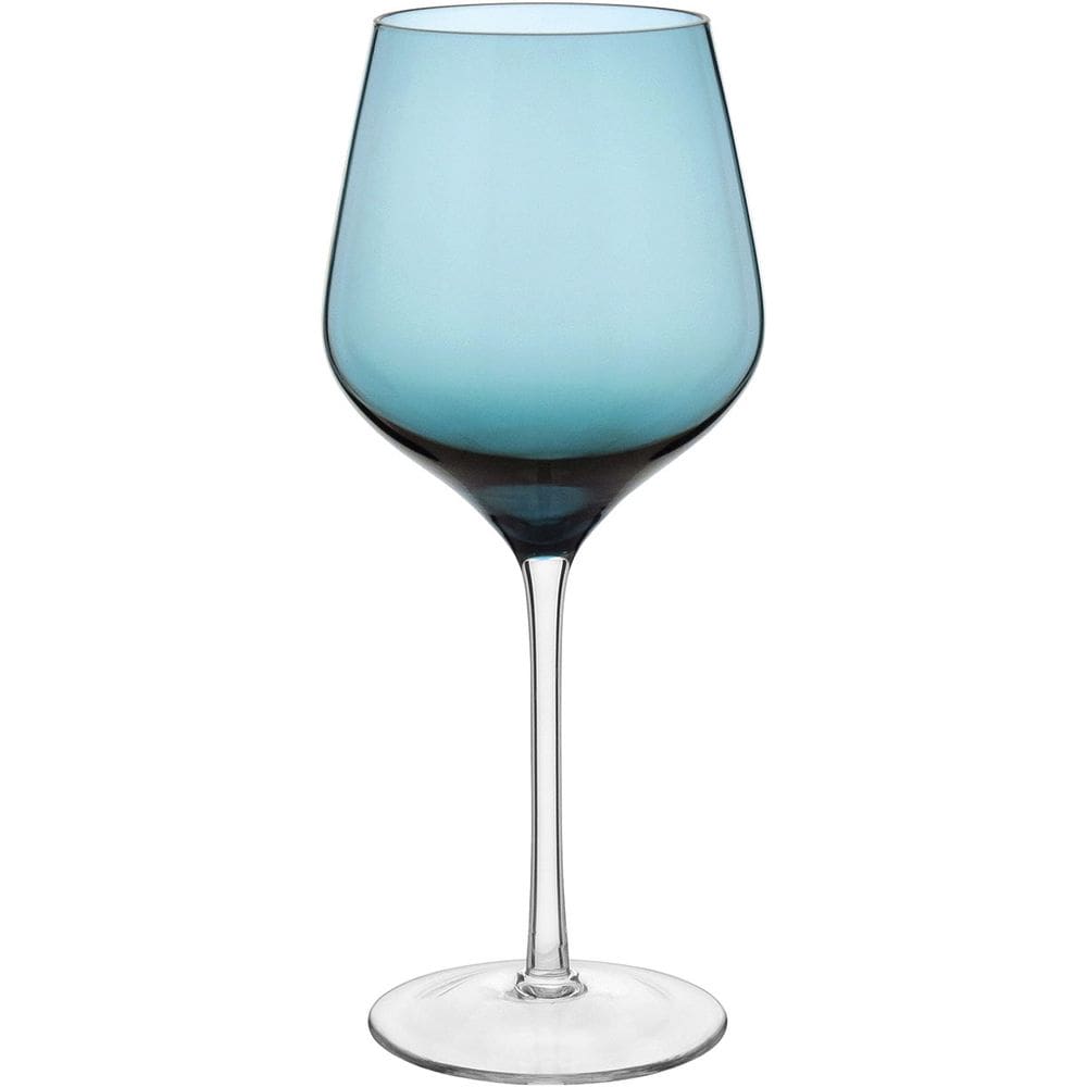 JG 2PÇ TAÇAS ÁGUA HOME&CO BALLET VIDRO 540ml 23x10x10cm AZUL