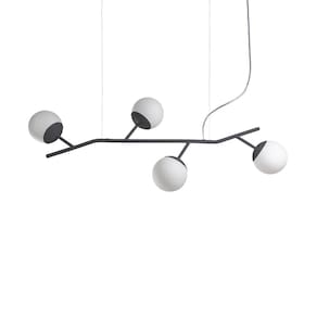 Lustre Pendente Blumenau Flora Horizontal G9 Bivolt