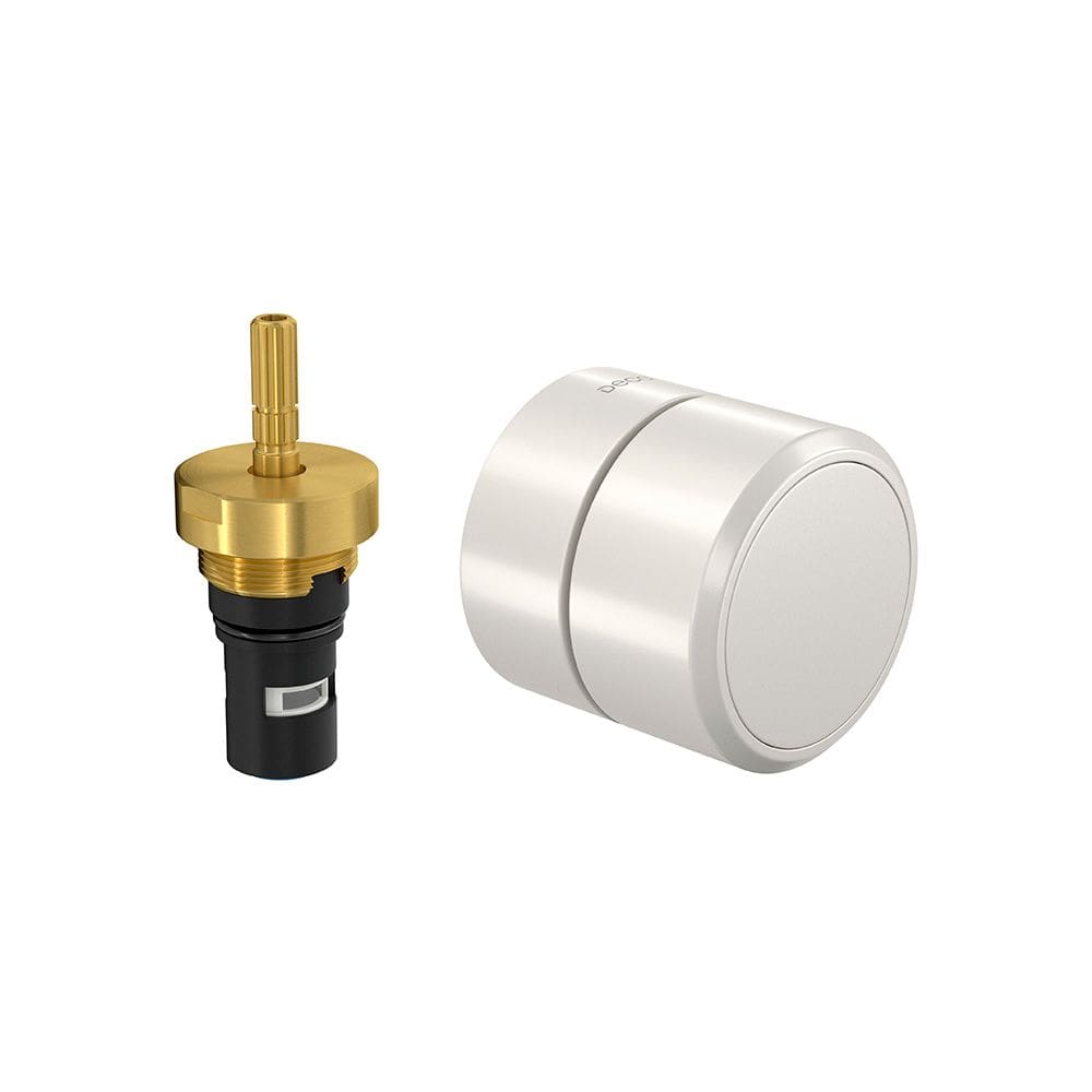 Acabamento para Registro de Pressão Deca You 4916.BR104.PQ.MT Redondo 1/2&quot; e 3/4&quot; Dynamic White