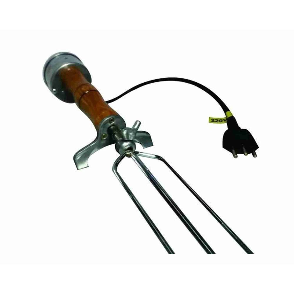 Espeto Churrasco Rotativo Elétrico 220 V Cromunfer