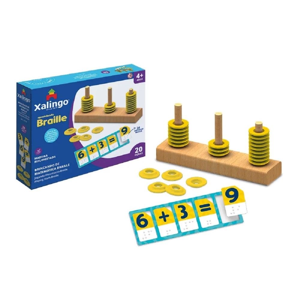Brincando De Matematica Em Braille Aprendizado Conta