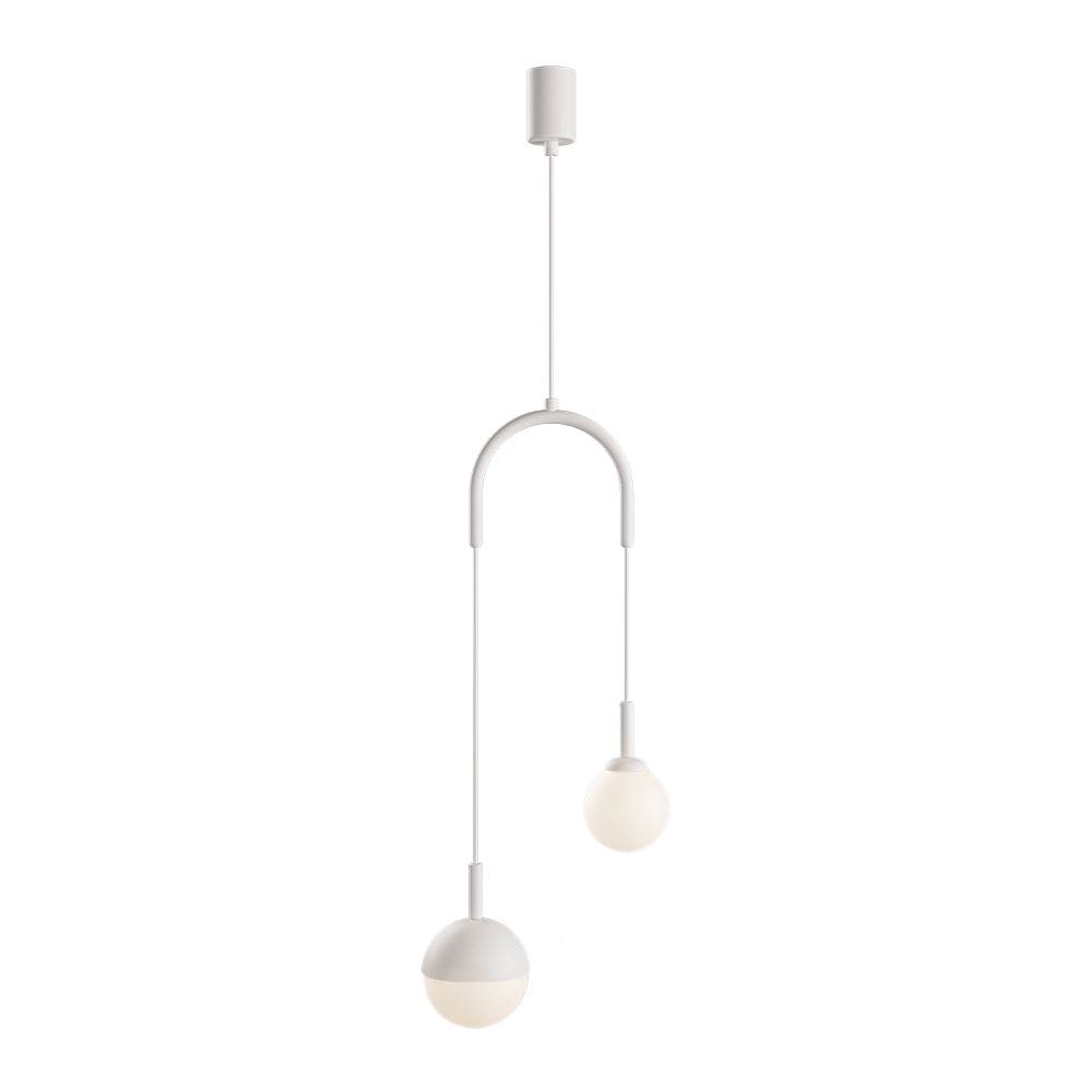 Lustre Pendente Blumenau Macadâmia Duplo G9 Bivolt