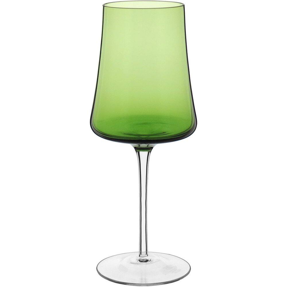 JG 2PÇ TAÇAS VINHO HOME&CO LATOUR VIDRO 460ml 24x9x9cm VERDE
