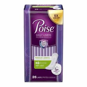 Capa com almofada de controle de bexiga de 20,8 cm de 208 da Poise (pacote com 2)