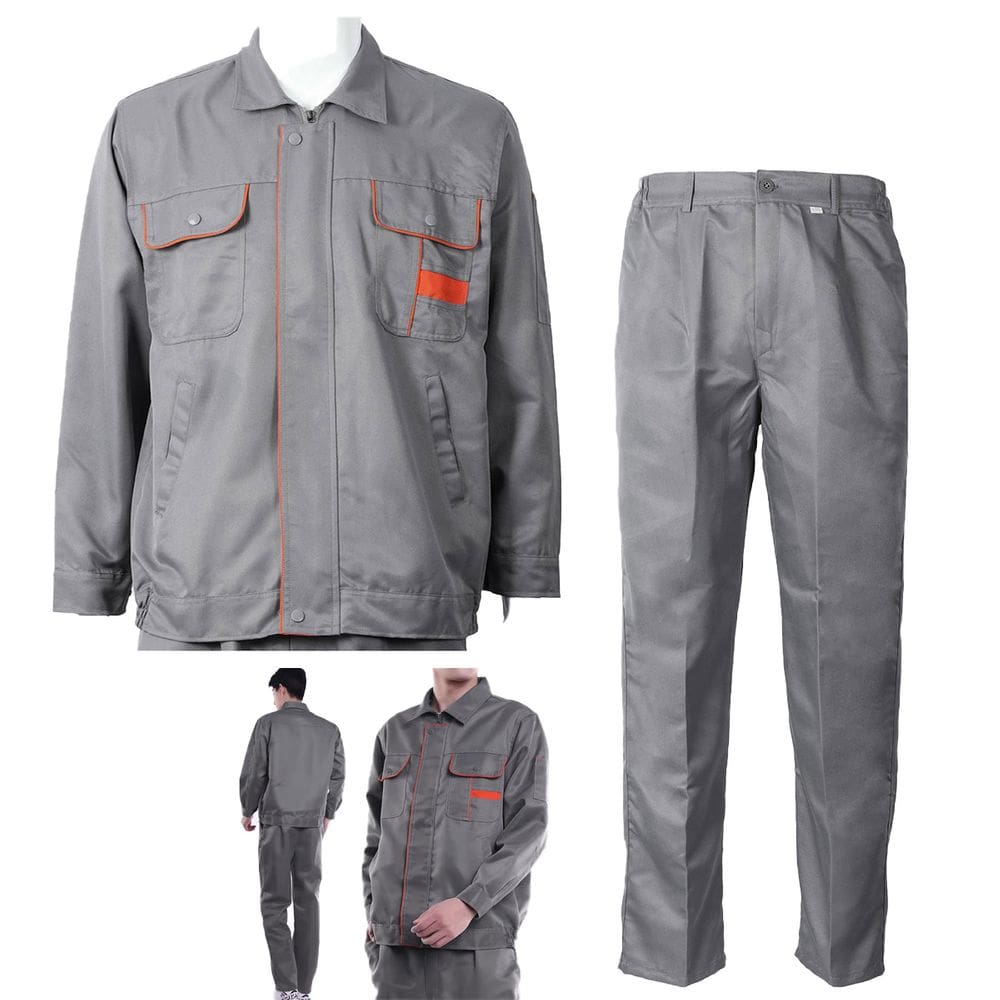 Conjunto Uniforme EPI  Listra Refletiva Obra Construçao Civil Profissional Eletricista Prestador de Serviço