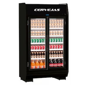 Expositor Cervejeiro 2 Portas EAS 120 GLC Preto Fortsul