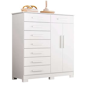 cômoda verona 1 pt 8 gv branca