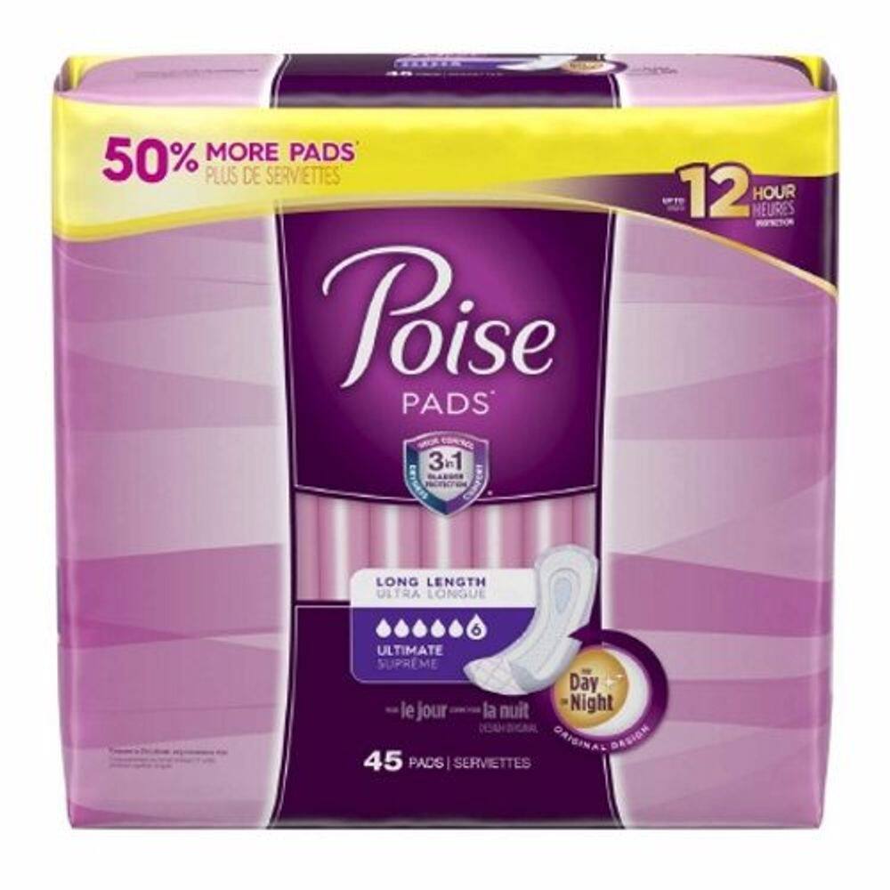 Almofada de controle da bexiga 15,9 polegadas 27 unidades da Poise (pacote com 2)