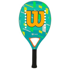 Raquete de Beach Tennis Ace Espuma Leve EVA 14 Furos Unissex Iniciantes Wilson