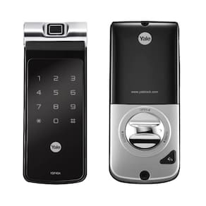 Fechadura Digital YDF 40A Yale com Biometria e Senha - Trinco Rolete