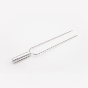 Espeto duplo de inox 50cm - ARTEINOXX