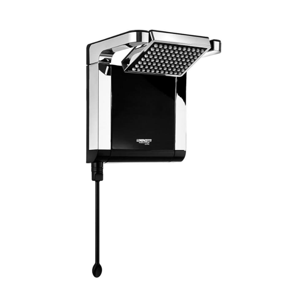 Chuveiro Lorenzetti Acqua Star Ultra 7800W Preto Com Cromado