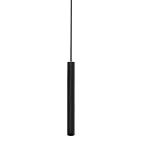 Lustre Pendente Taschibra Tabli MR11 40cm Tubular Bivolt Preto