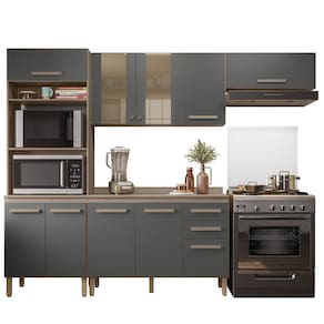 Cozinha Modulada 4 Peças 17010 Carvalho Nature Chumb Nicioli