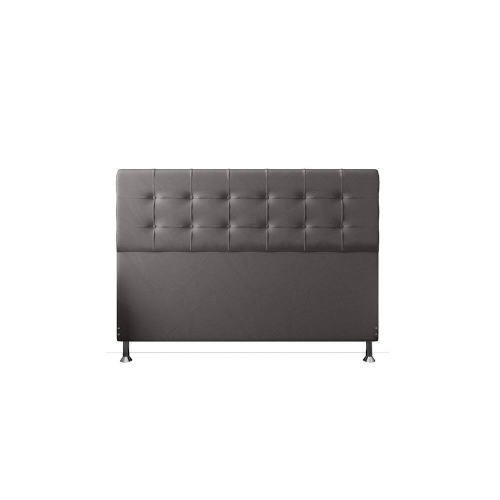 Cabeceira Cama Box King Estofada Grécia 195 Cm Suede Cza