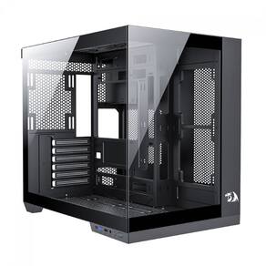 Gabinete Gamer Mid Tower Sem Fan Sem Fonte Ca-604B-Pro Wideload Pro Preto Redragon