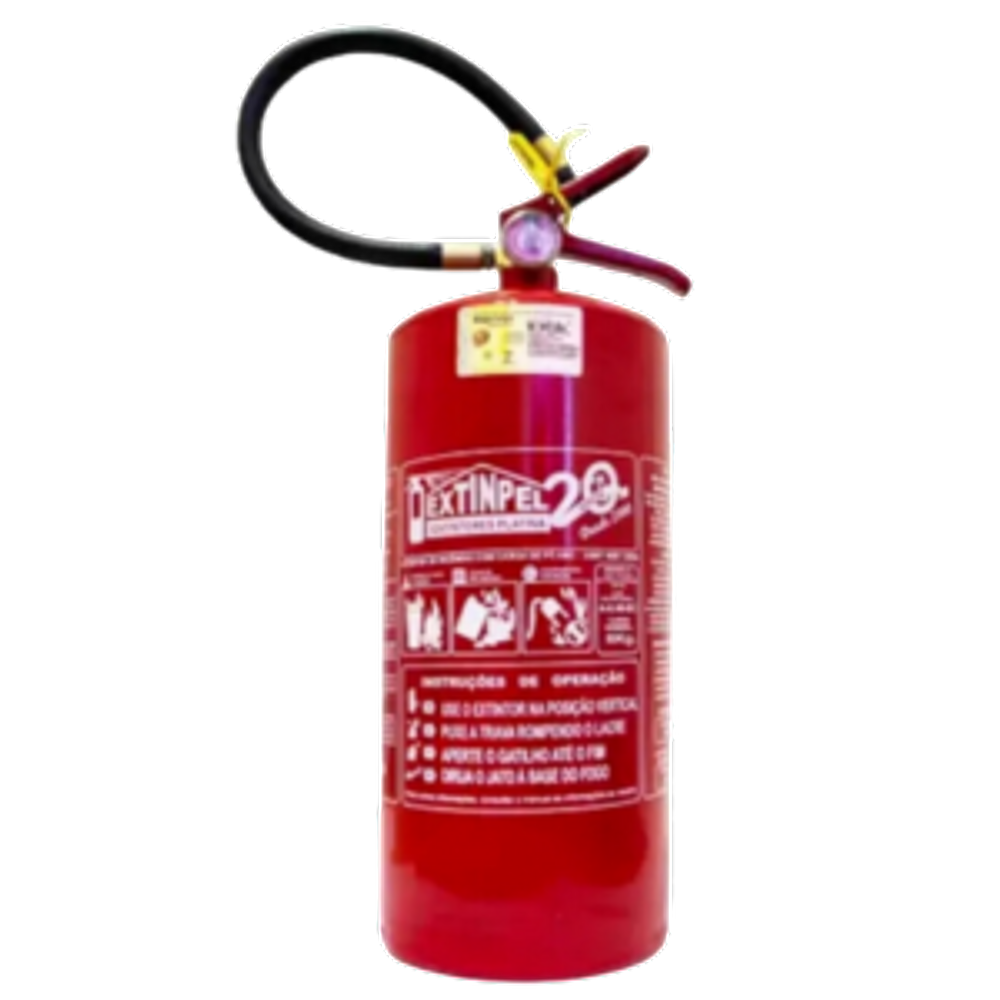Extintor PQS ABC 8 kg 4-A:40BC com VALIDADE DE 5 ANOS