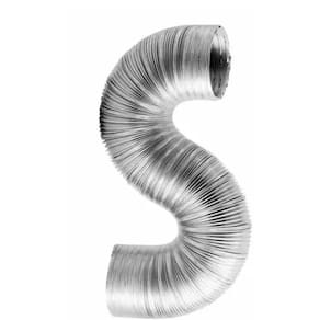 Tubo flexivel de aluminio 130mm x 1mt