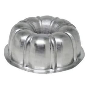 Forma Mini Torta Suíça Pudim Decor1 (9x4cm - P) Alumínio