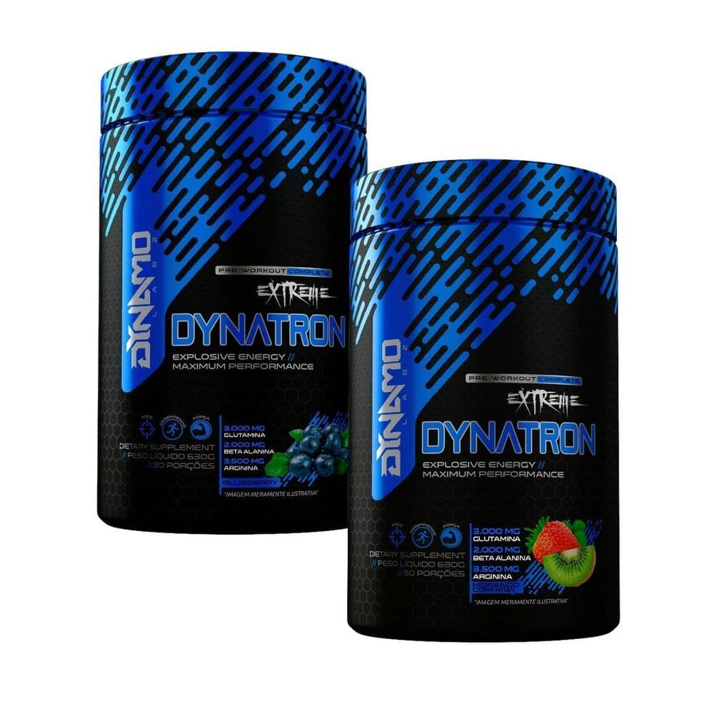 Kit 2 Un Pré Treino Dynatron Extreme 630G Dynamo Labz