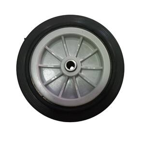 Roda Borracha Maciça Para Carrinhos R 614 Bmn Até 120 Kgs