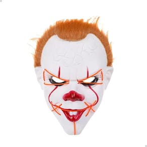 Mascara It A Coisa Com Led Neon Halloween Festa Neon Laranja