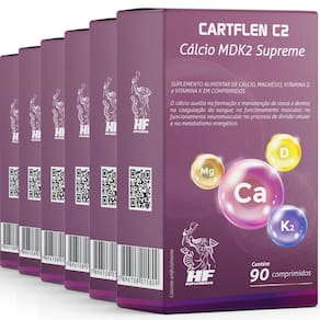 6X Cartflen C2 Calcio Mdk2 Supreme 90 Comps Hf Suplementos