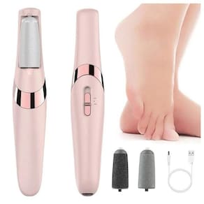 Lixador Pé Elétrico Lixa Eliminadora Calo Portátil Usb