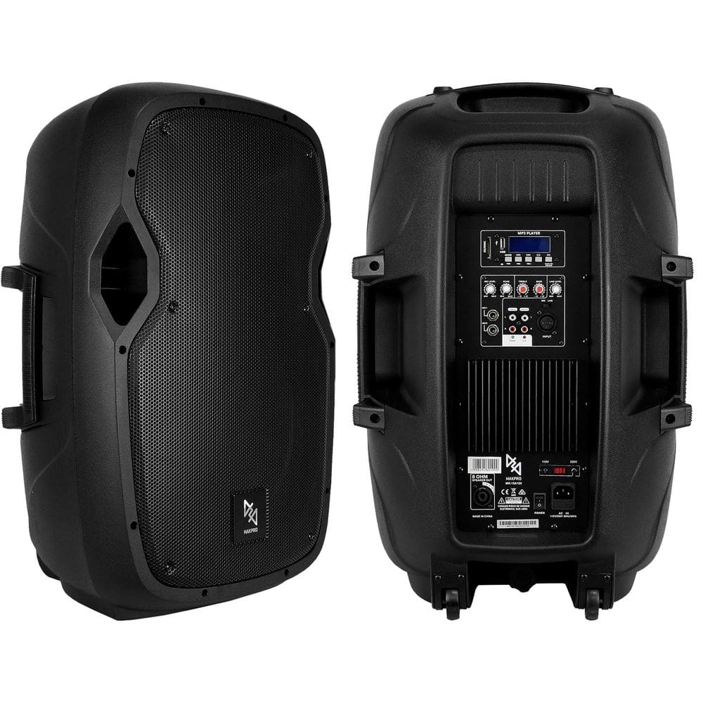 CAIXA DE SOM ATIVA PORTÁTIL MAK PRO MK-15A100 15" C/ BLUETOOTH