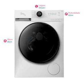 Lava Seca Midea Mf200d130 13kg Conexão Wi-Fi Branca