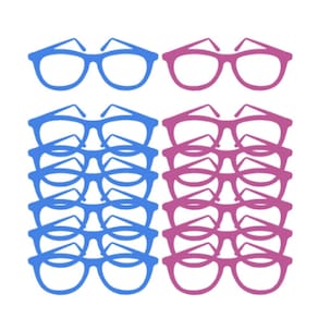 Óculos Sem Lentes Chá de Revelação - 10 Unidades