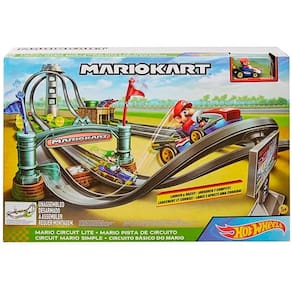 Pista de Percurso e Veiculo HOT Wheels Mario KART Mini Circuito Mario Mattel GHK15