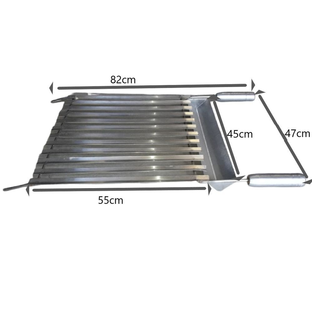 Grelha de inox argentina  45X55CM - ARTEINOXX