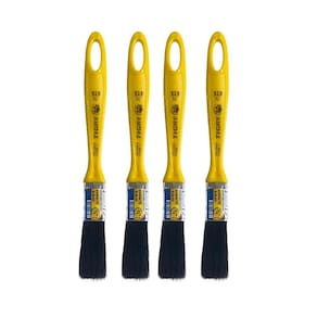 Kit 4 Trincha Pincel Pintura Tinta Esmalte Óleo 3/4`` Tigre