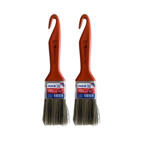 Kit 2 Trincha Pincel Pintura Látex Acrílica 1.1/2`` Tigre