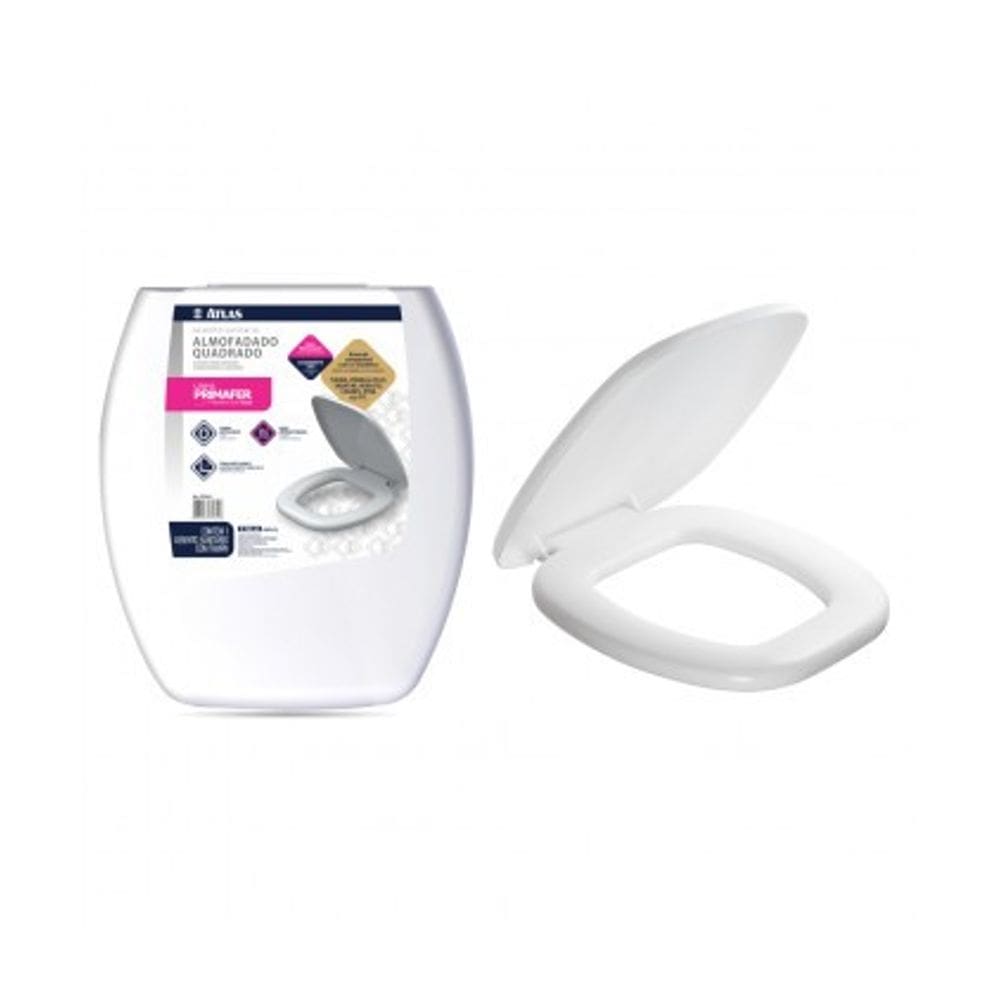 Assento Sanitario Almof Quadrado Plast Br Pr1064-2