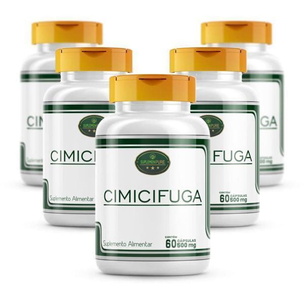 Cimicifuga 300 Cápsulas 500Mg 5 Potes