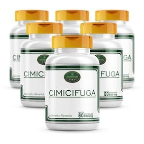 Cimicífuga  Erva-De-São-Cristóvão  Cáps 6 Potes 100% Natural