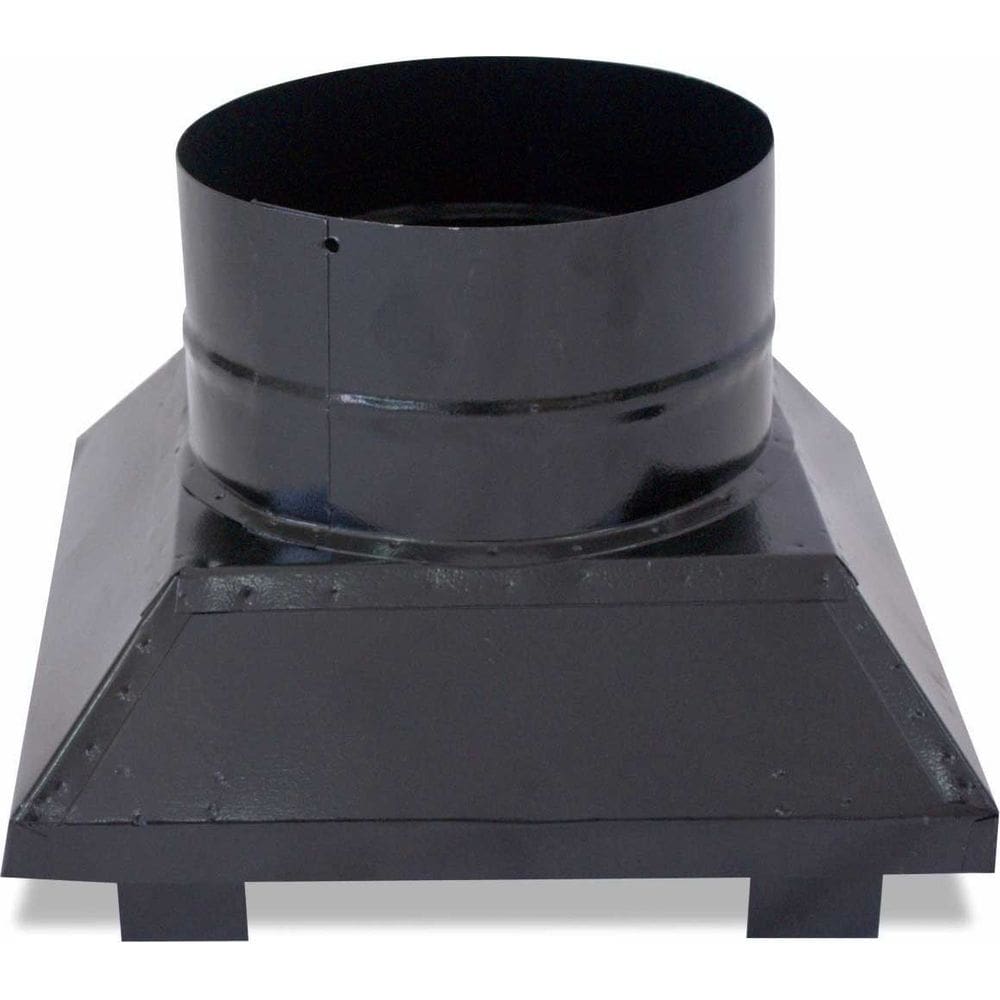 Adaptador para churrasqueira 310x310x150mm Preto - ArteInoxx