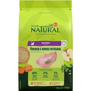 Guabi Natural Gatos Ad. Frango/Arroz 7,5Kg
