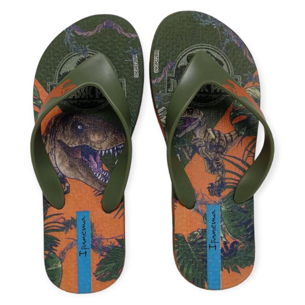 Chinelo Ipanema Jurassic Dino Infantil Grendene 27059