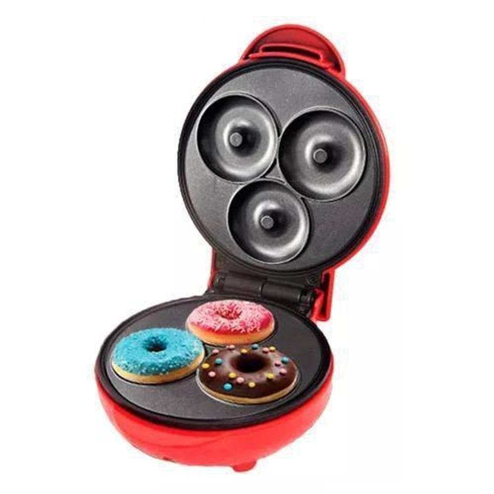 Mini Máquina Fazer Donuts Rosquinhas Confeitaria 3 Furos