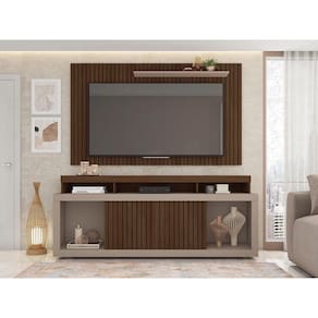 Rack com Painel para TV até 60 Polegadas New Oscar 1.8 Havana Fendii Caemmun