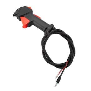 Punho Acelerador Completo C/ Chicote Para Roçadeiras Tubo 26mm