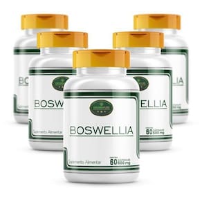 Boswelia Boswellia Serrata 300 Cáps 500Mg 5 Frascos