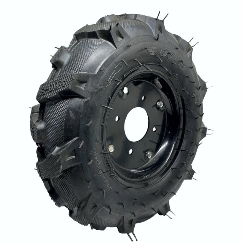 Roda com Pneu 4.00-8” Para Motocultivadores Gasolina e Diesel