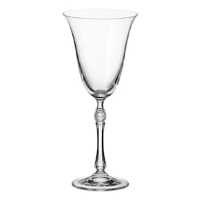 JG 6PÇ TAÇAS VINHO BOHEMIA PARUS CRISTAL 250ml 22x9x9cm TRANSPARENTE
