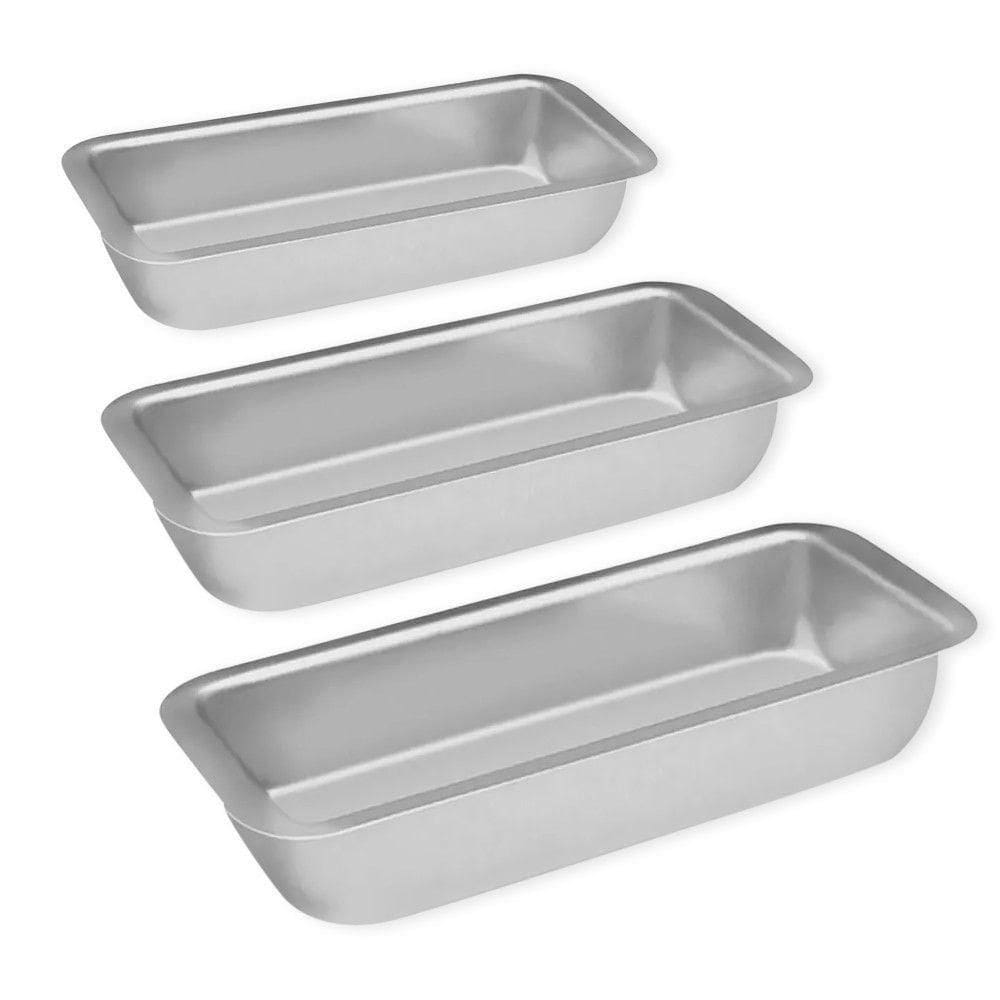 Conjunto De Formas Para Assar Pão 3 Peças