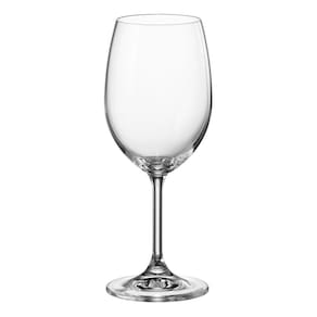 JG 6PÇ TAÇAS VINHO BOHEMIA BRUNA CRISTAL 350ml 20x8x8cm TRANSPARENTE