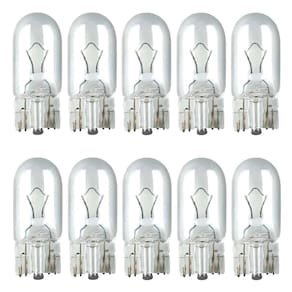Kit 10 Lâmpada Pingão Lanterna Farol Luz Placa 12V W5W 2825